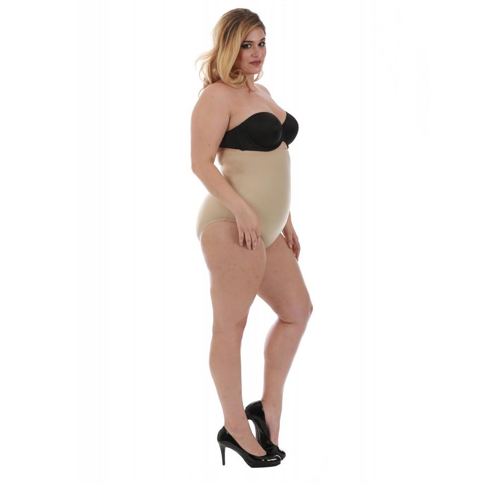 InstantFigure Shapewear Curvy Plus Size Hi-waist Slimming Panty - Horizon Bliss