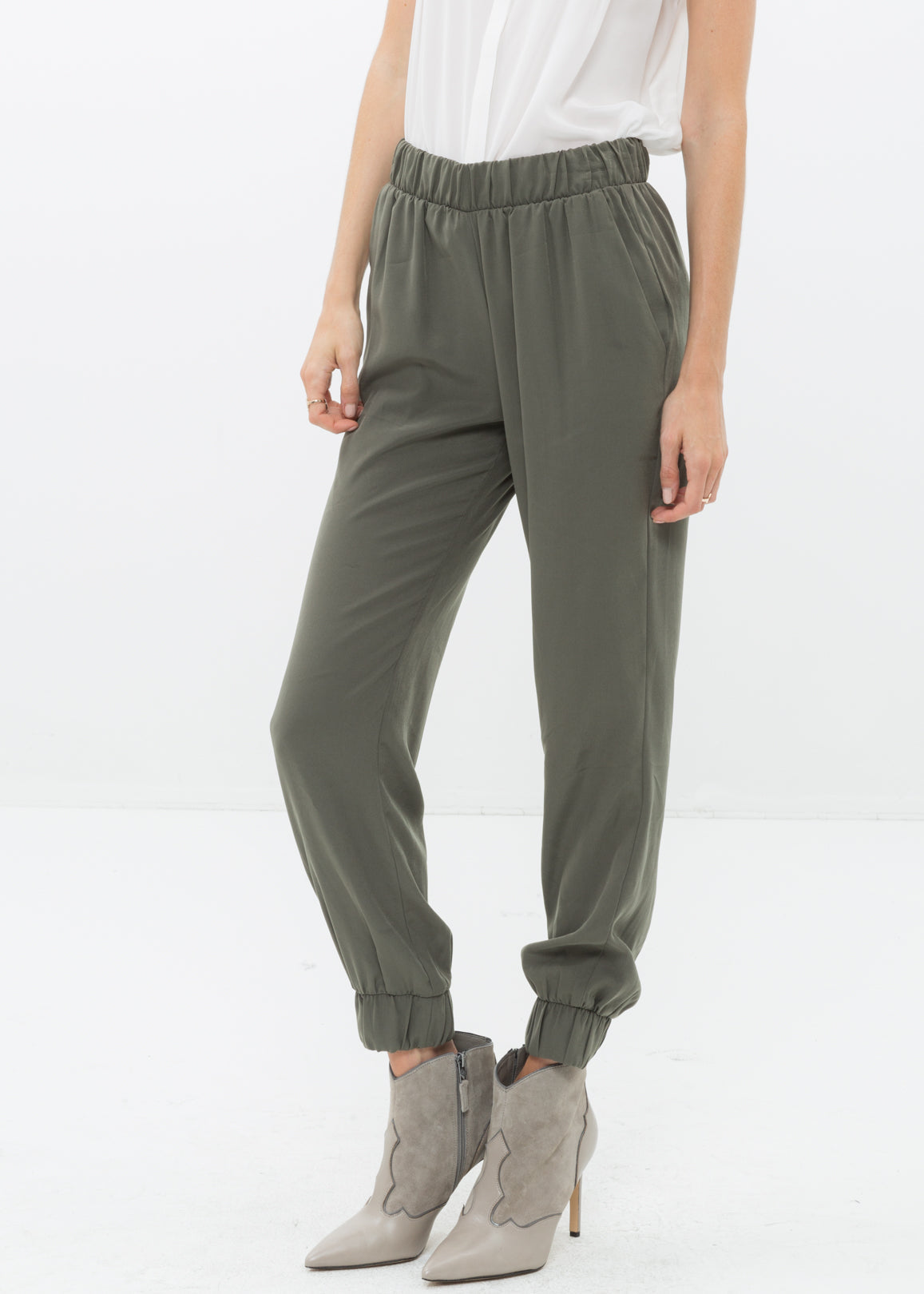 Women's All Day Elastic Cuff Jogger Pants - Horizon Bliss