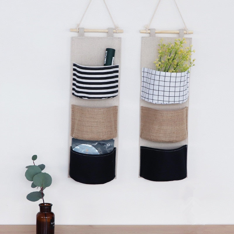 Wall Mounted Home Space saving Hanging Geometric Organizer Sundries