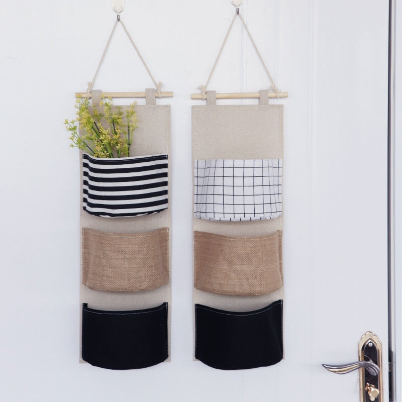 Wall Mounted Home Space saving Hanging Geometric Organizer Sundries