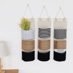 Wall Mounted Home Space saving Hanging Geometric Organizer Sundries