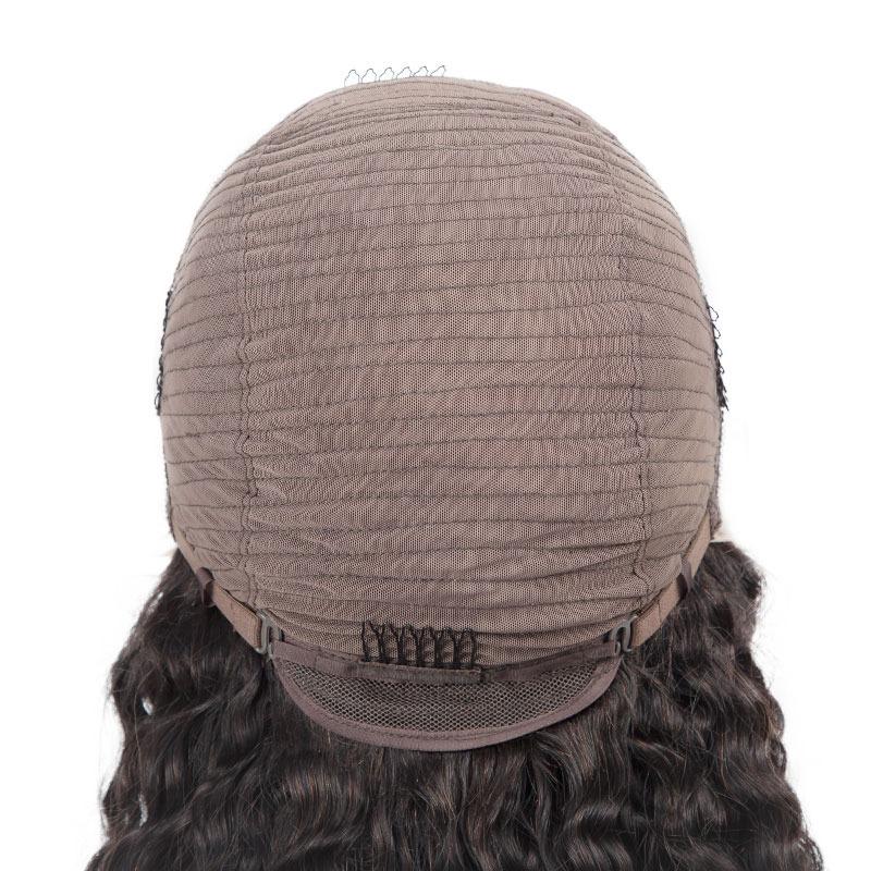 13x4 HD Transparent Lace Front Loose Curly Human Hair Wigs 200% Densit - Horizon Bliss