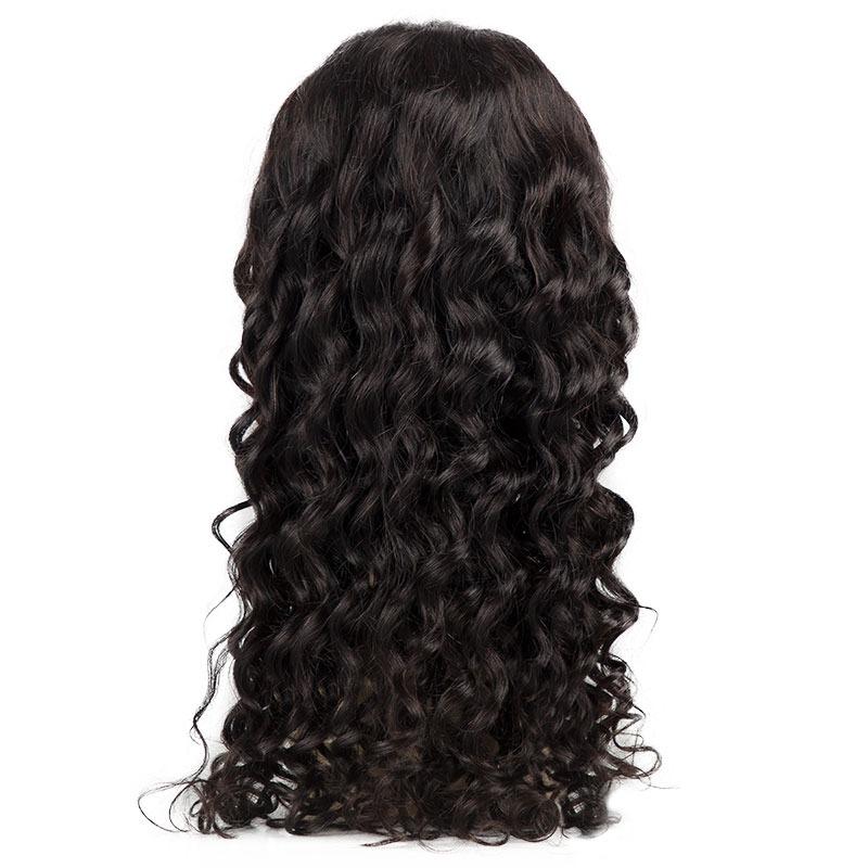 13x4 HD Transparent Lace Front Loose Curly Human Hair Wigs 200% Densit - Horizon Bliss