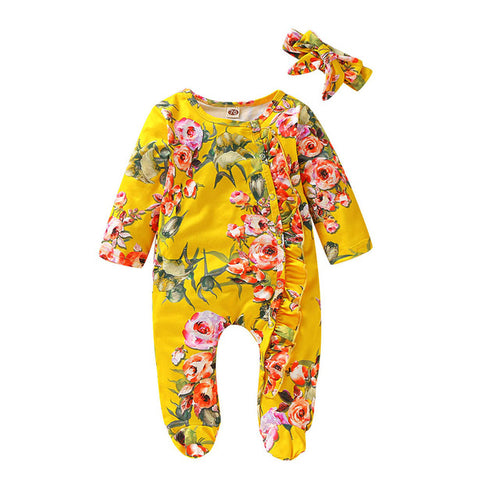 Winter Junmpsuit Newborn Infant Baby Girl Boy