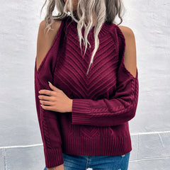 O Neck Twist Sweaters Jumper Tops - Horizon Bliss