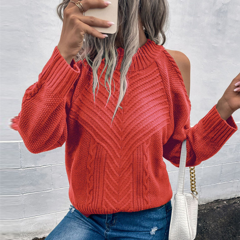 O Neck Twist Sweaters Jumper Tops - Horizon Bliss