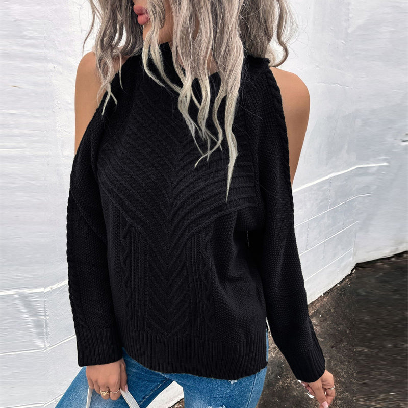 O Neck Twist Sweaters Jumper Tops - Horizon Bliss