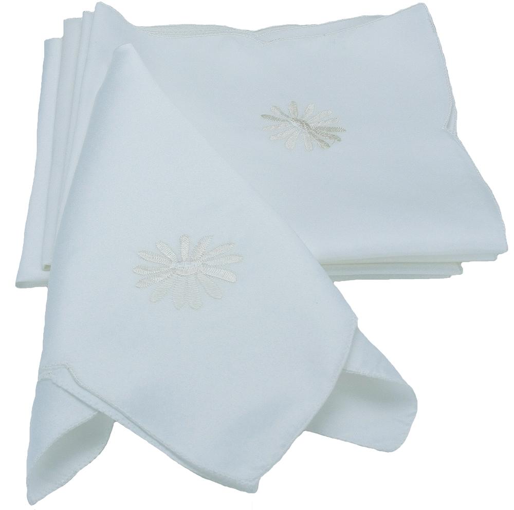 XD10183  Daisy Splendor Napkins, 21"x21", Set of 4 - Horizon Bliss