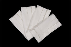 XD11099 Double Hemstitch Napkins,20''x20'', Set of 4 - Horizon Bliss