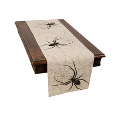 XD18803 Halloween Creepy Spiders Table Runner