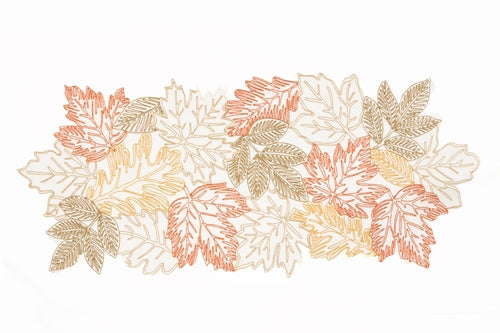 XD18805 Autumn Leaves Table Runner