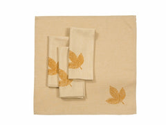 XD18805 Autumn Leaves 20''x20'' Napkins, Set of 4 - Horizon Bliss