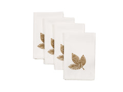 XD18805 Autumn Leaves 20''x20'' Napkins, Set of 4 - Horizon Bliss