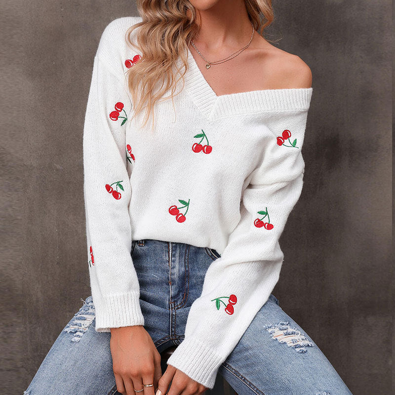 Casual Loose Knitted Bottoming Sweater - Horizon Bliss