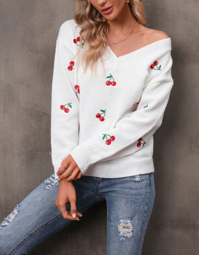 Casual Loose Knitted Bottoming Sweater - Horizon Bliss