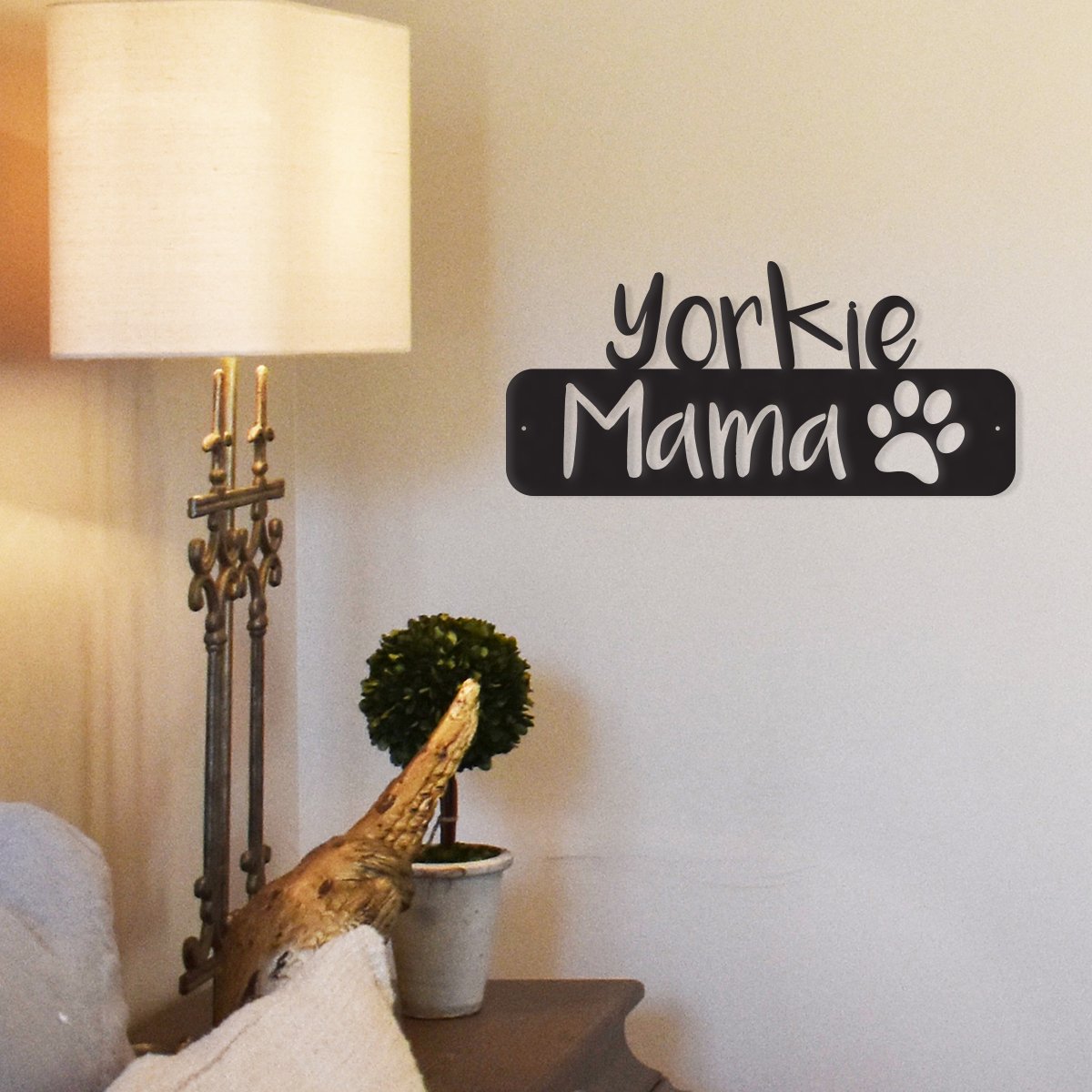 Yorkie Mama - Metal Wall Art/Decor - Horizon Bliss