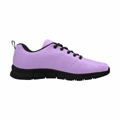 Sneakers For Men, Mauve Purple - Canvas Mesh Athletic Running Shoes - Horizon Bliss