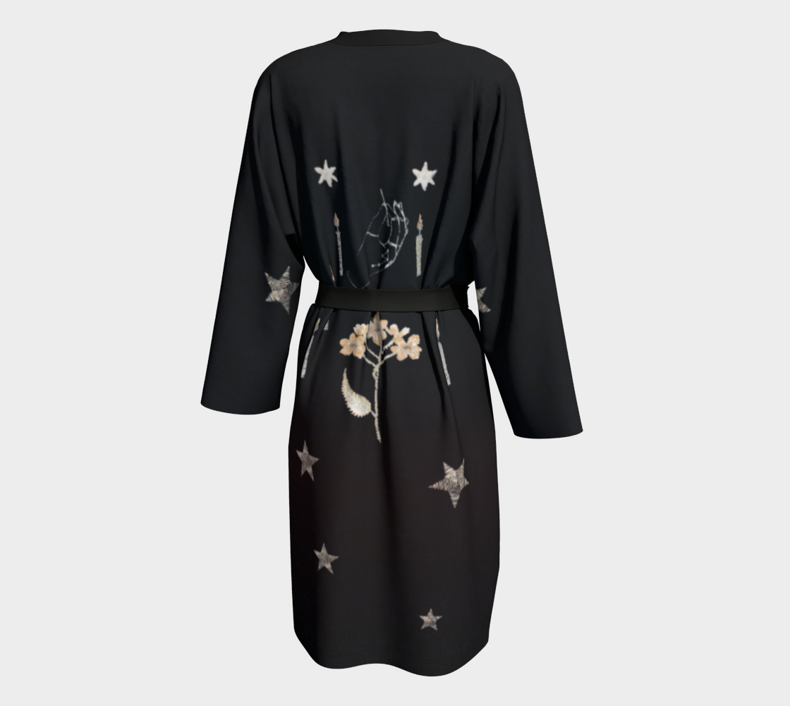 The Royal Robe Kimono in Starry Night - Horizon Bliss