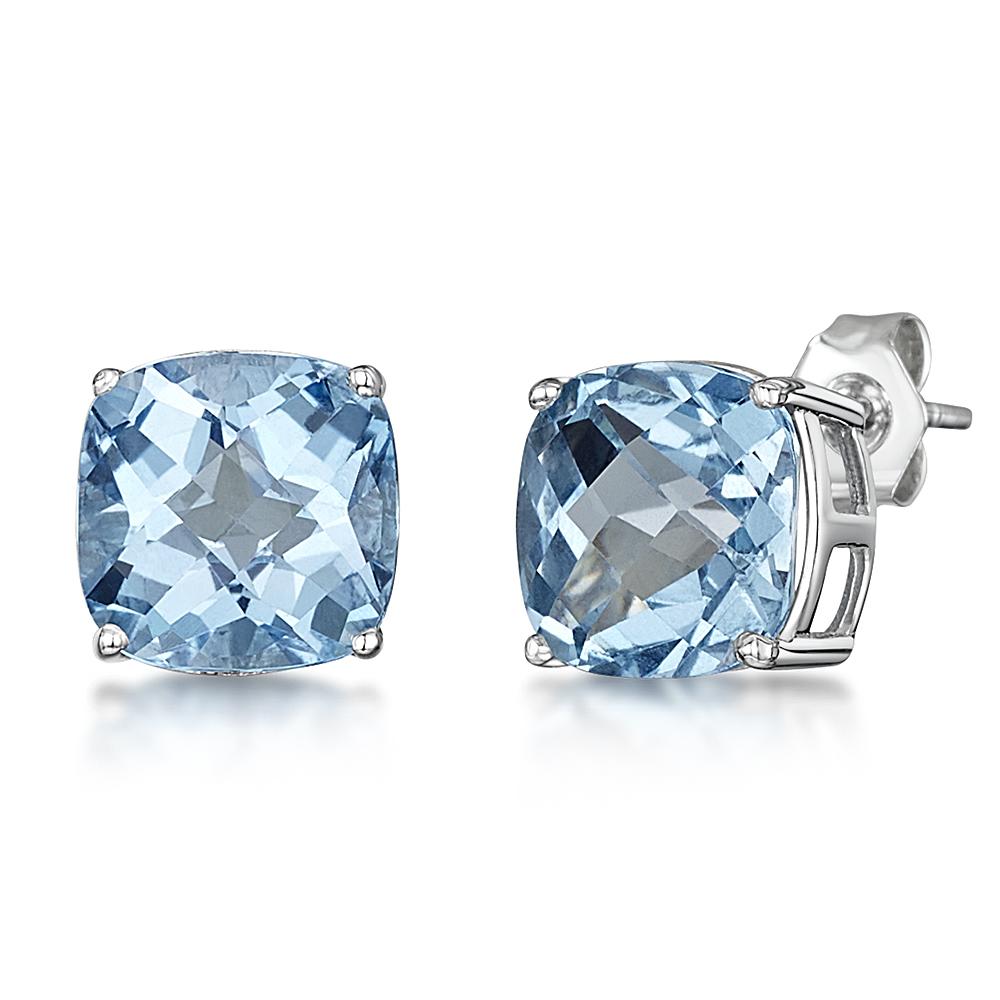 Dazzlers Birthstone Stud Earrings Sterling Silver - Horizon Bliss