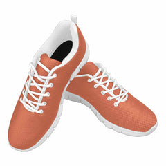 Sneakers For Men,    Burnt Sienna Red   - Running Shoes - Horizon Bliss