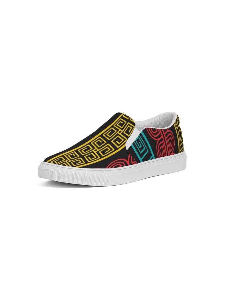 Mens Sneakers, Multicolor Low Top Canvas Slip-on Sports Shoes - E6b375 - Horizon Bliss