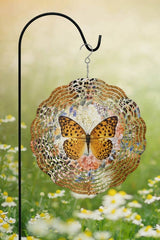 Spring Home Decor Golden Butterfly Light Leopard Wind Spinne