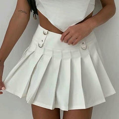 Fashion Women High Waist Pleated Skirt - Horizon Bliss