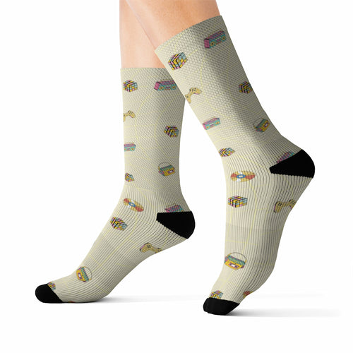 Retro Games Fun Novelty Socks - Horizon Bliss