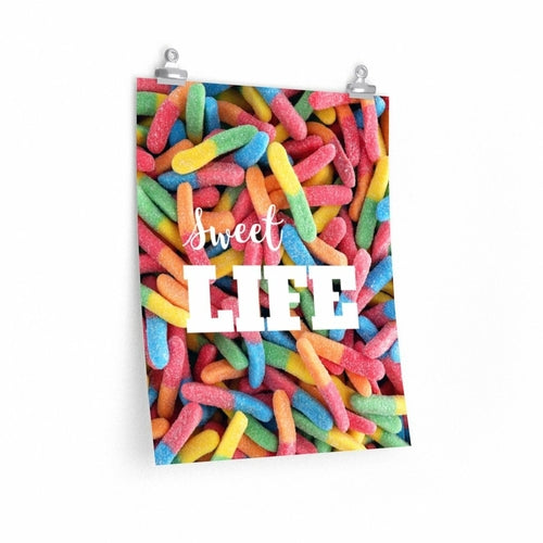 Sweet Life Gummy Candy Poster