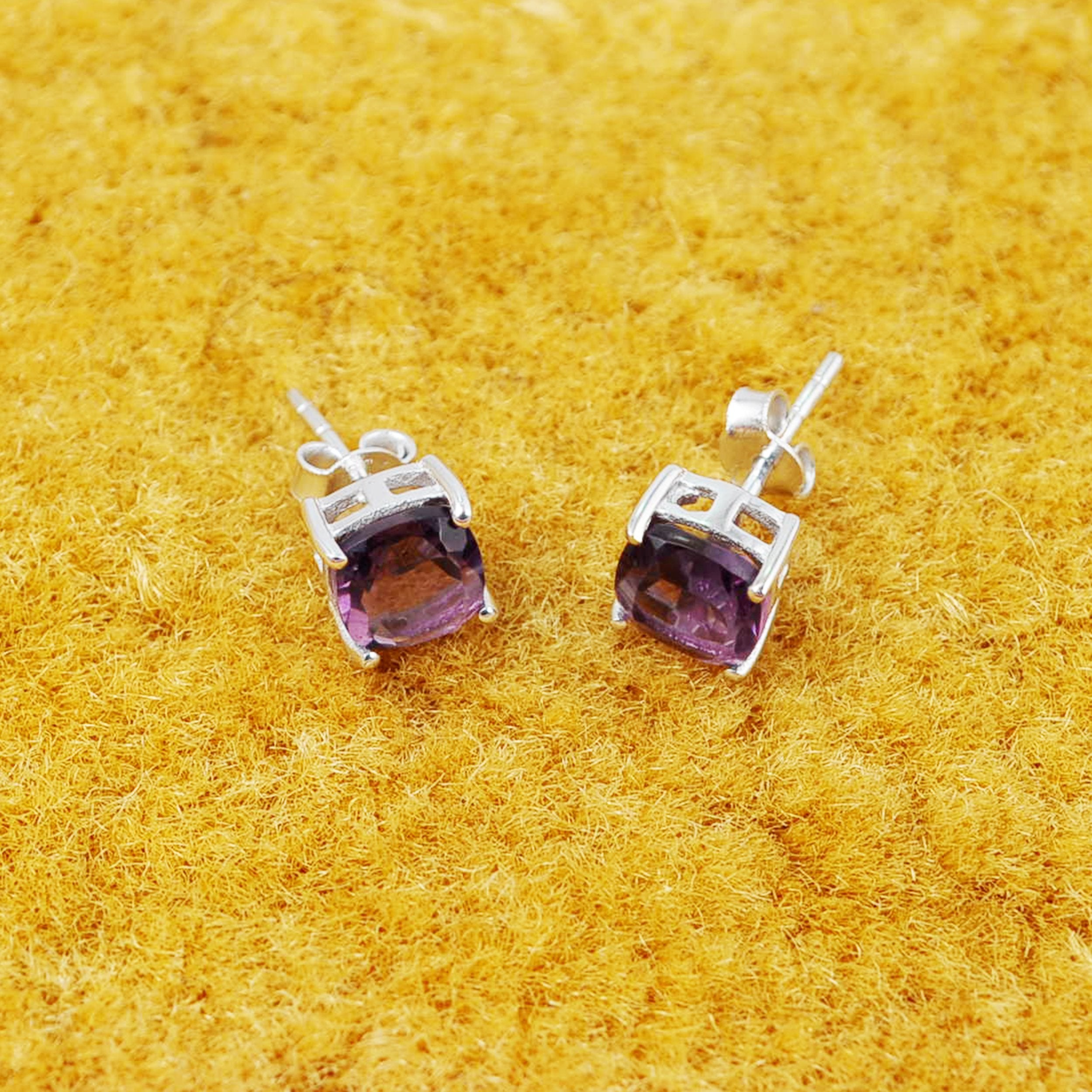 Dazzlers Birthstone Stud Earrings Sterling Silver - Horizon Bliss