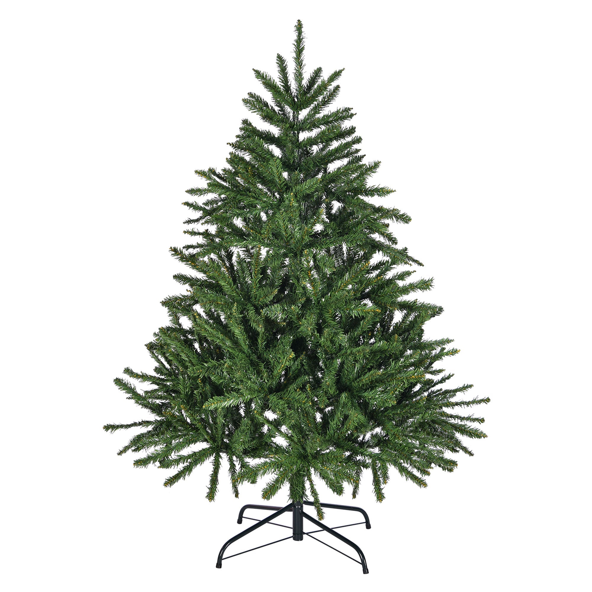 4.5 Ft Artificial Christmas Tree, Premium Hinged Spruce Tree with