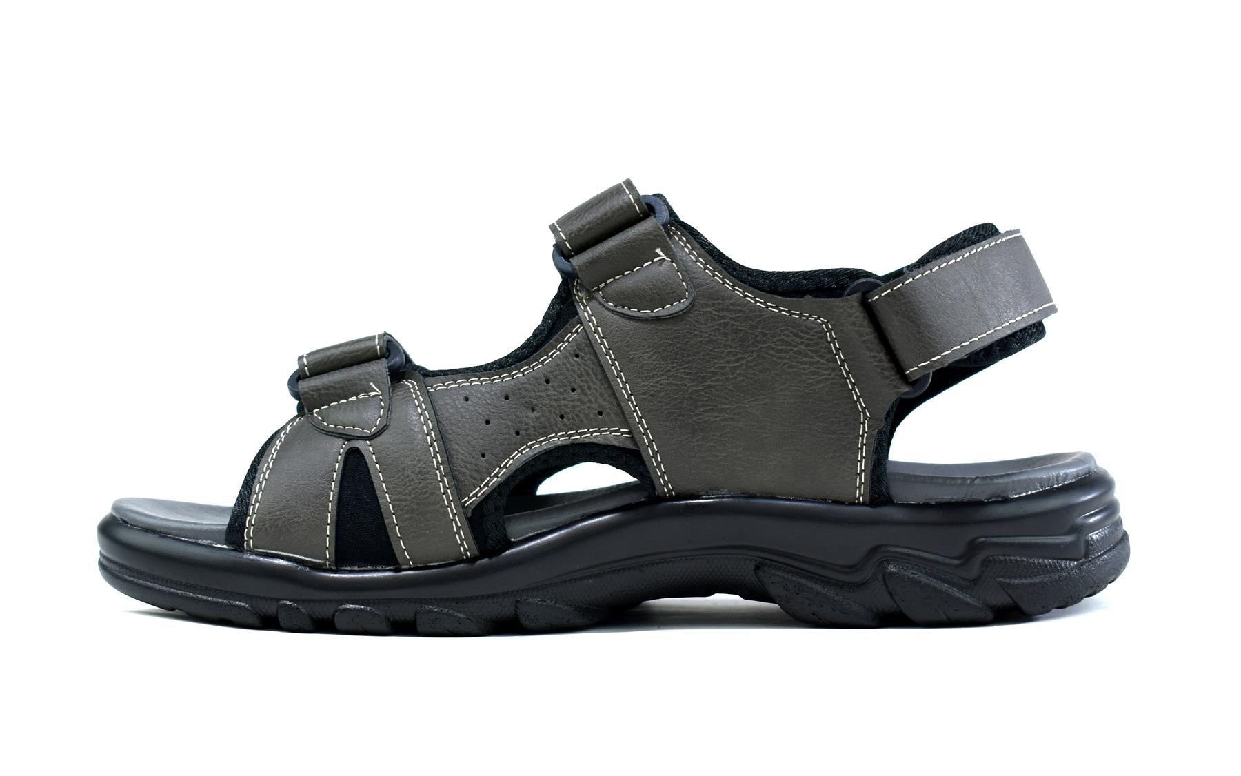 Men's Strappy Summer Sandals Grey - Horizon Bliss