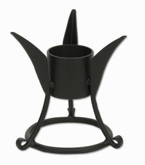 Achla GBS-07 Gazing Globe Stand 7-3-4 in. H - Black Powdercoated