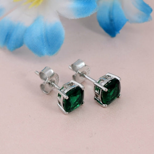 Dazzlers Birthstone Stud Earrings Sterling Silver - Horizon Bliss