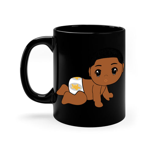 black baby boy 3#- Black men - Boys-Mug / Coffee Cup