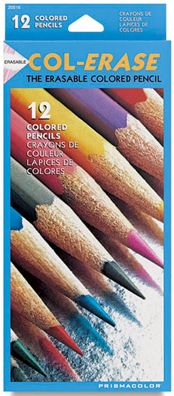 Col-Erase SN20516 12-Color Erasable Color Pencil Set - Horizon Bliss