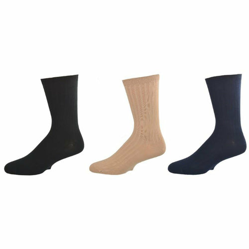 Big Boys & Girls (Unisex) Classic Dress Uniform Ribbed Crew Socks - Horizon Bliss