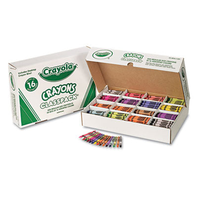 Crayola. 528016 Classpack Regular Crayons  16 Colors  800/BX - Horizon Bliss