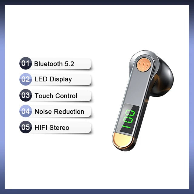 True Wireless Bluetooth 5.2 Single Earbud with Microphone - Horizon Bliss