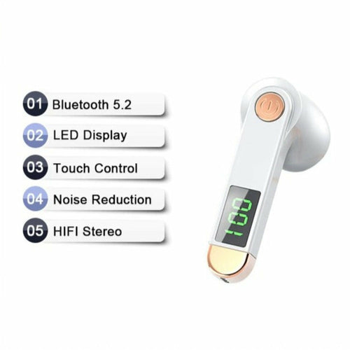 True Wireless Bluetooth 5.2 Single Earbud with Microphone - Horizon Bliss