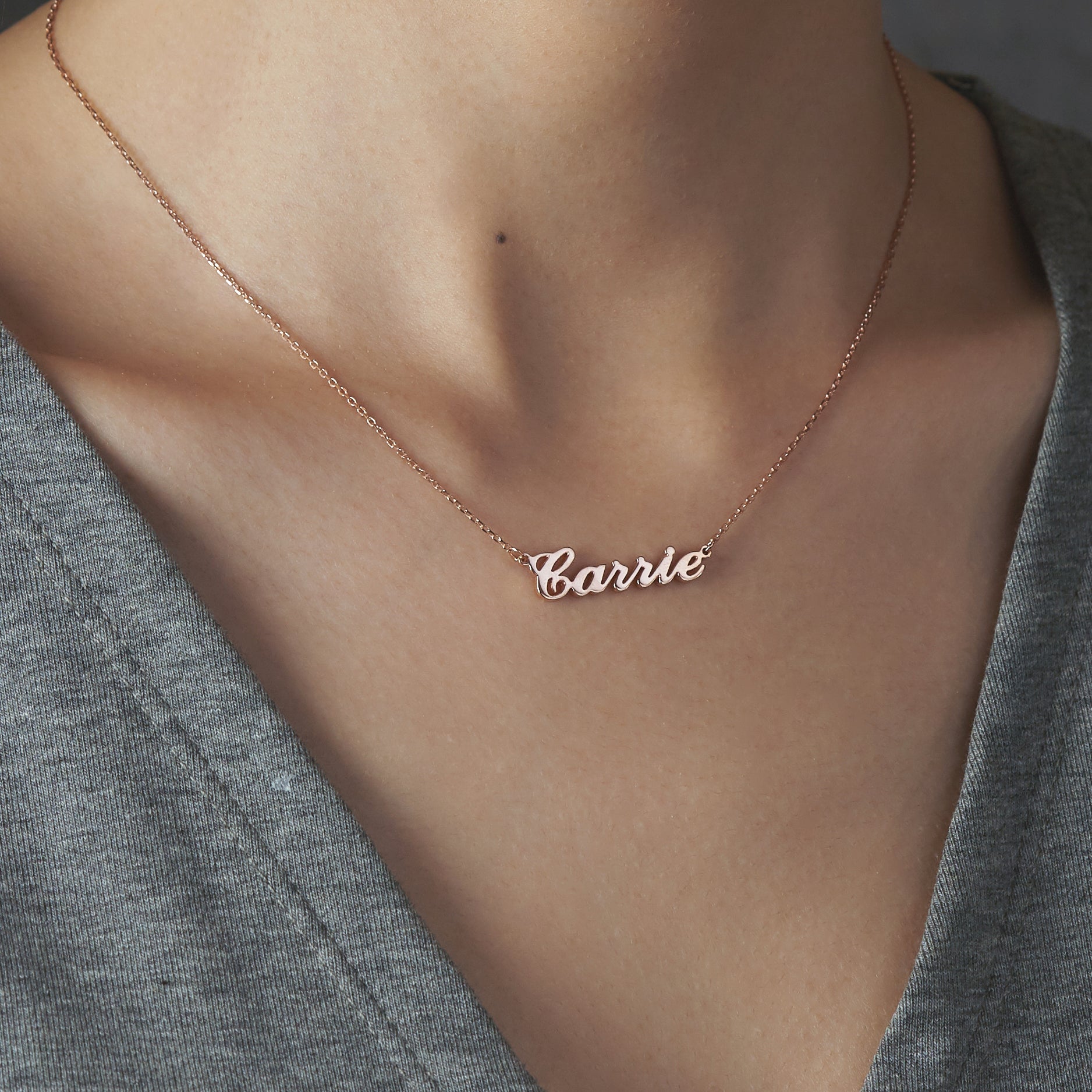 Necklace For Teen Girls, Name Necklace, High School Girl Gift - Horizon Bliss