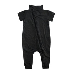 Black Denim Maverick Romper - Horizon Bliss