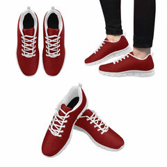 Sneakers For Men,    Maroon Red   - Running Shoes - Horizon Bliss