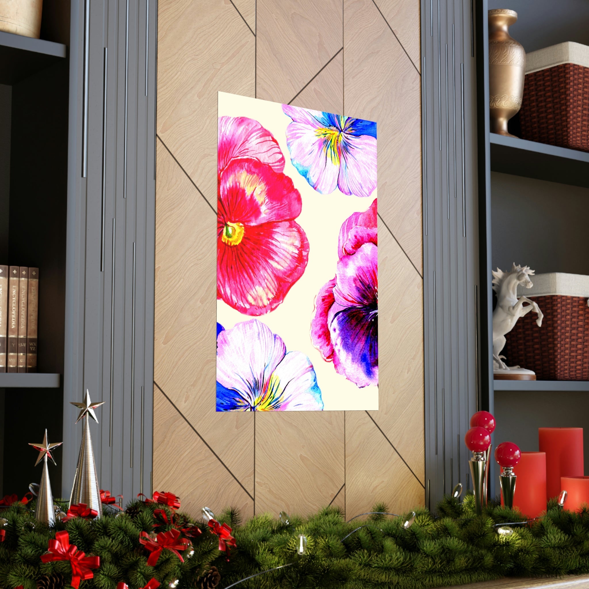 Vibrant Floral Poster - Horizon Bliss