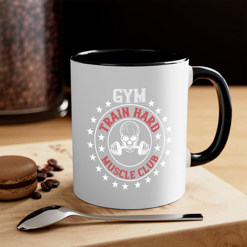 gym train hard mucle club 95#- gym-Mug / Coffee Cup