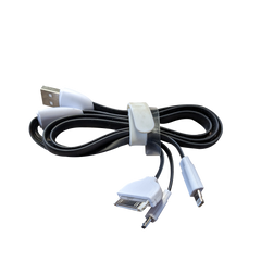 Camelion CDC006 3 In 1 USB, Micro-USB, Lightning Cable Bulk