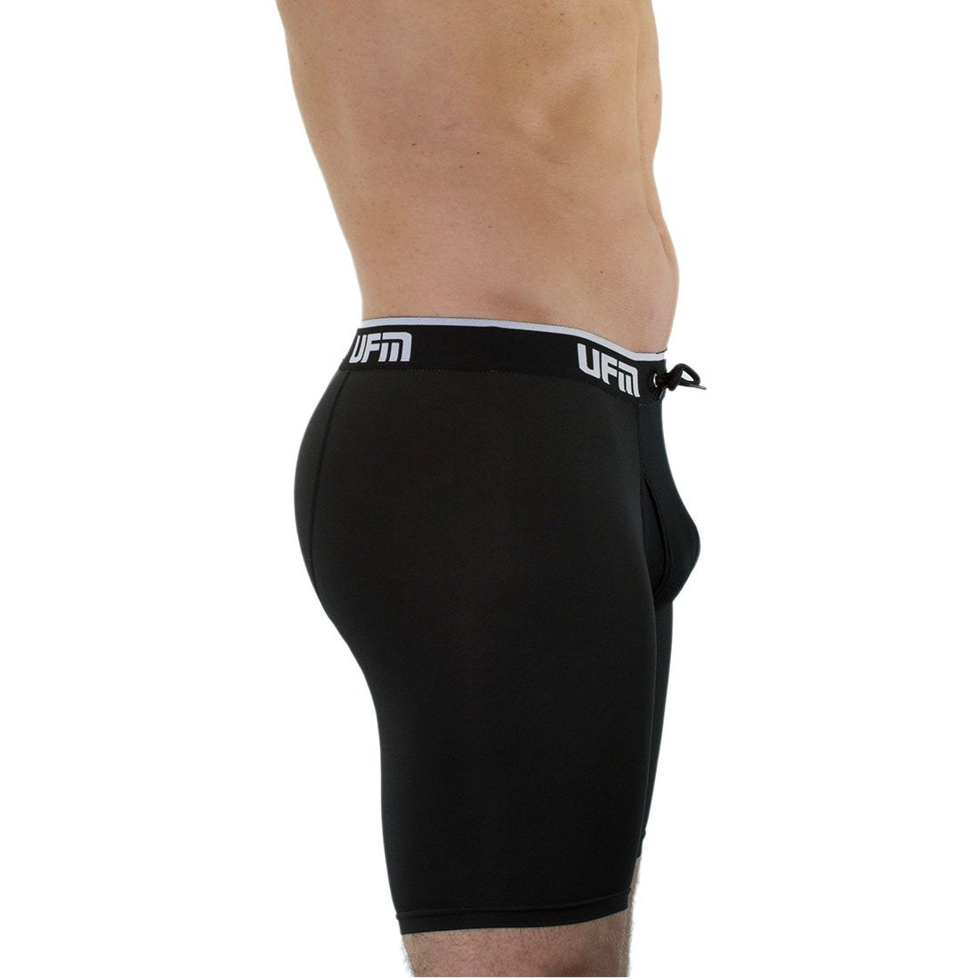 REG Support 9 Inch Boxer Briefs Polyester Available in Black, Gray, - Horizon Bliss