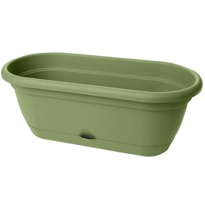 Bloem LWB1842 18 in. Lucca Window Box- Living Green