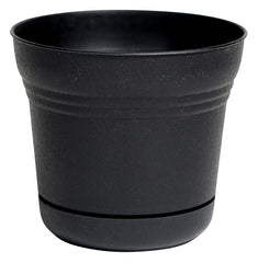 Bloem SP0500 5 in. Saturn Planter, Black