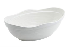 Bon Chef 53201IVORY 18 x 11 x 6 in. Euro Round 11 quart Bowl, Ivor